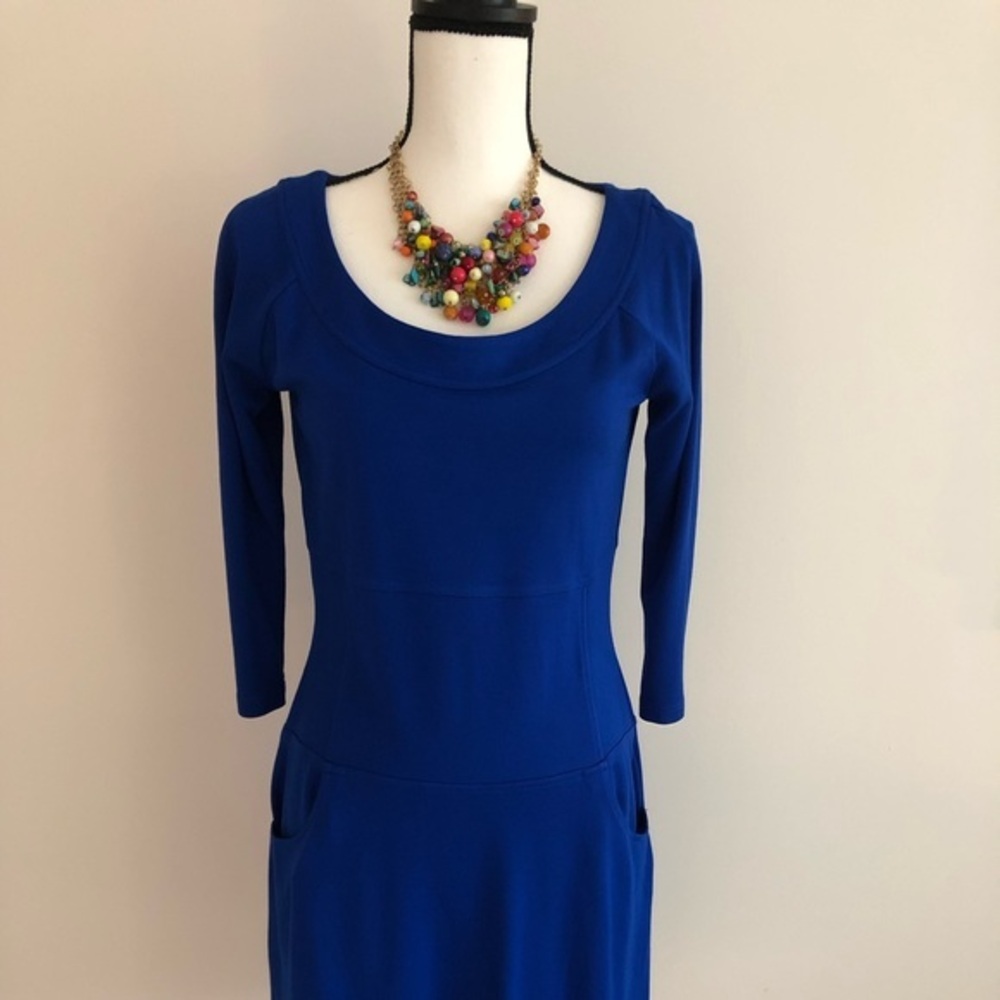 Royal Blue Lynn Ritchie Silver Dress Medium
